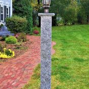 granite lamp posts