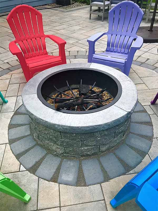 stone firepit