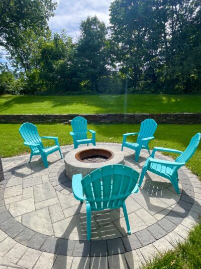 Chelmsford-patio-fire pit